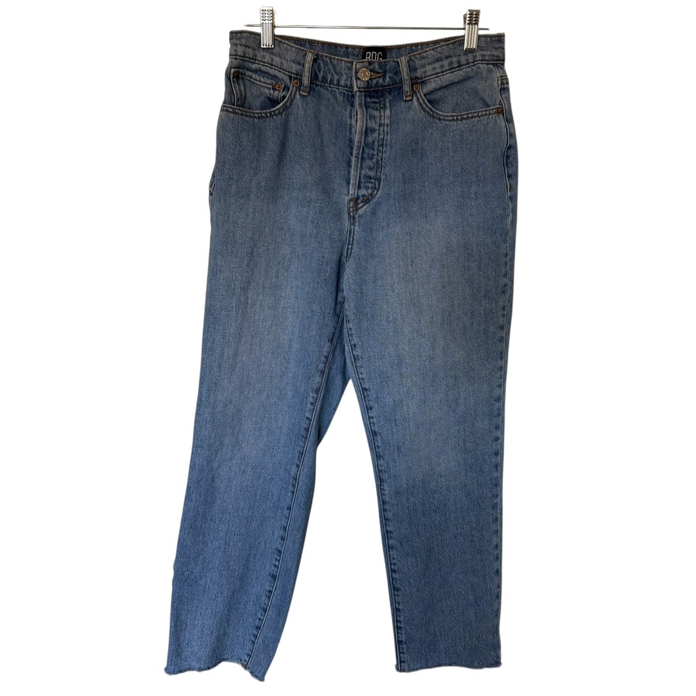 BDG Urban Outfitters Slim Straight Light‎ Denim Jeans Women's Size 28 Raw Hem